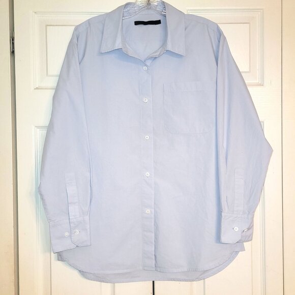 Jenni Kayne Boyfriend Shirt in French Blue - Picture 5 of 9